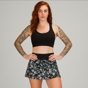 Lululemon Pace Rival Skirt Regular No Panels Spring Bloom Multi 10